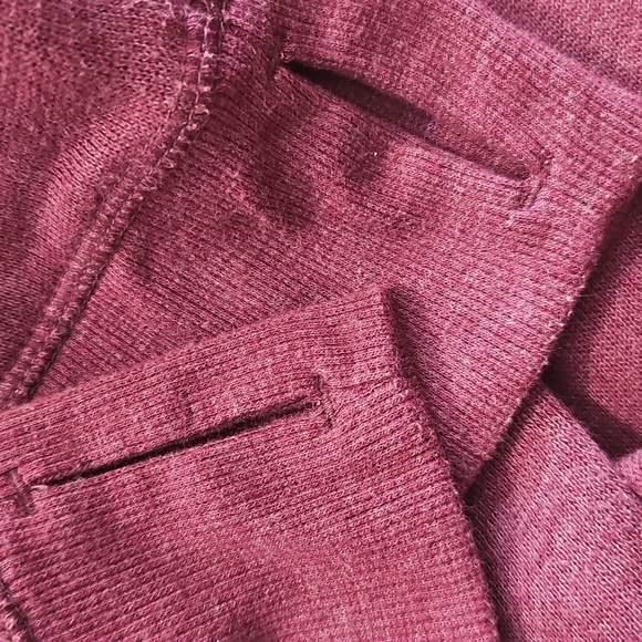 Z by Zella Shooting Star Drape Collar Cardigan Snap Sweatshirt Large Thumbholes - Picture 9 of 11